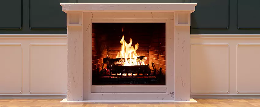 Decorative Electric Fireplace Installation in Huntington, New York