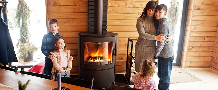 Morso Cast Iron Fireplace Insert Installation in Huntington, New York