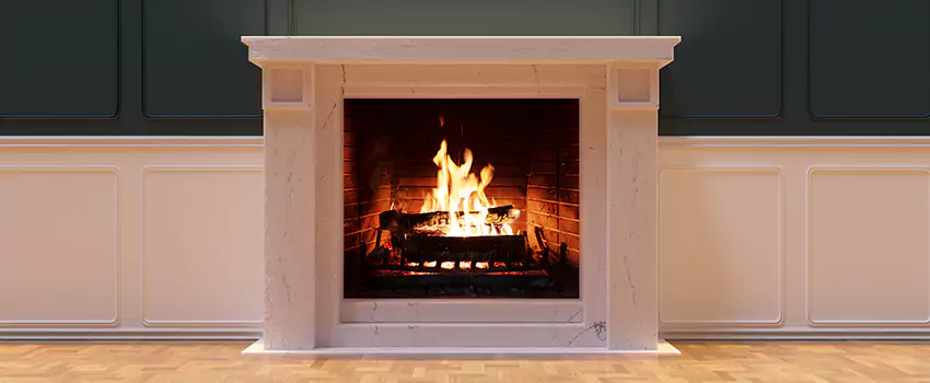 Open Flame Wood-Burning Fireplace Installation Services in Huntington, New York