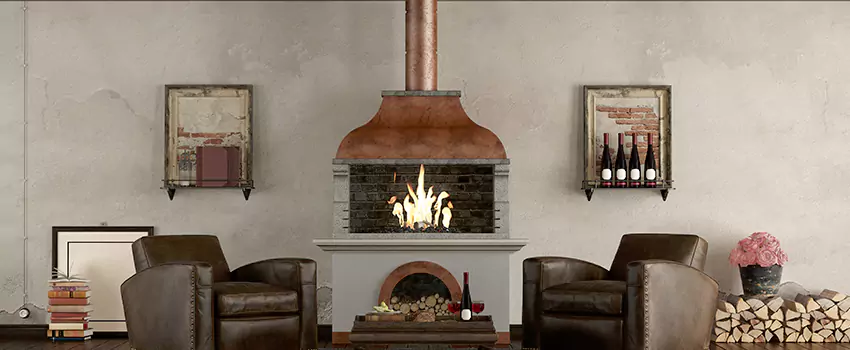 Thelin Hearth Products Providence Pellet Insert Fireplace Installation in Huntington, NY