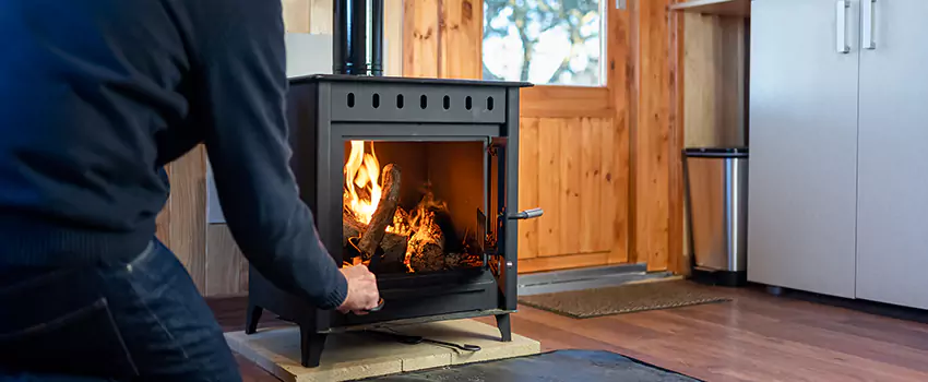 Open Hearth Wood Fireplace Installation in Huntington, NY
