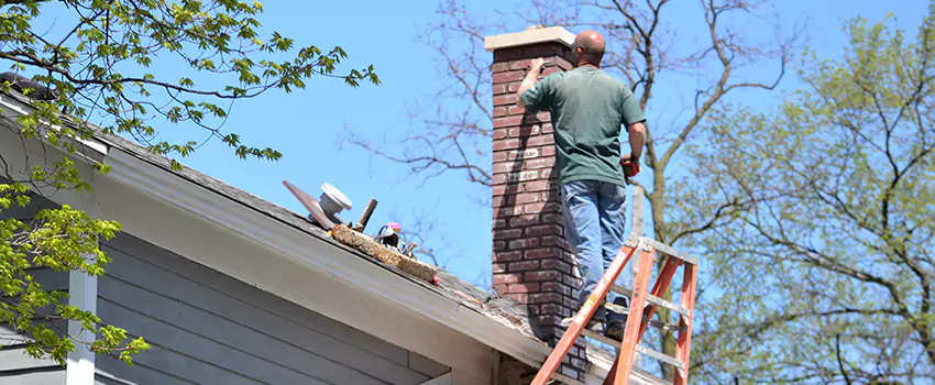 Vinyl and PVC Chimney Flashing Installation in Huntington, NY
