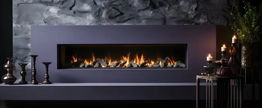 Ember Bed for Ventless Gas Fireplace in Huntington, NY